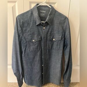 Men’s Tecovas western chambray shirt - size small